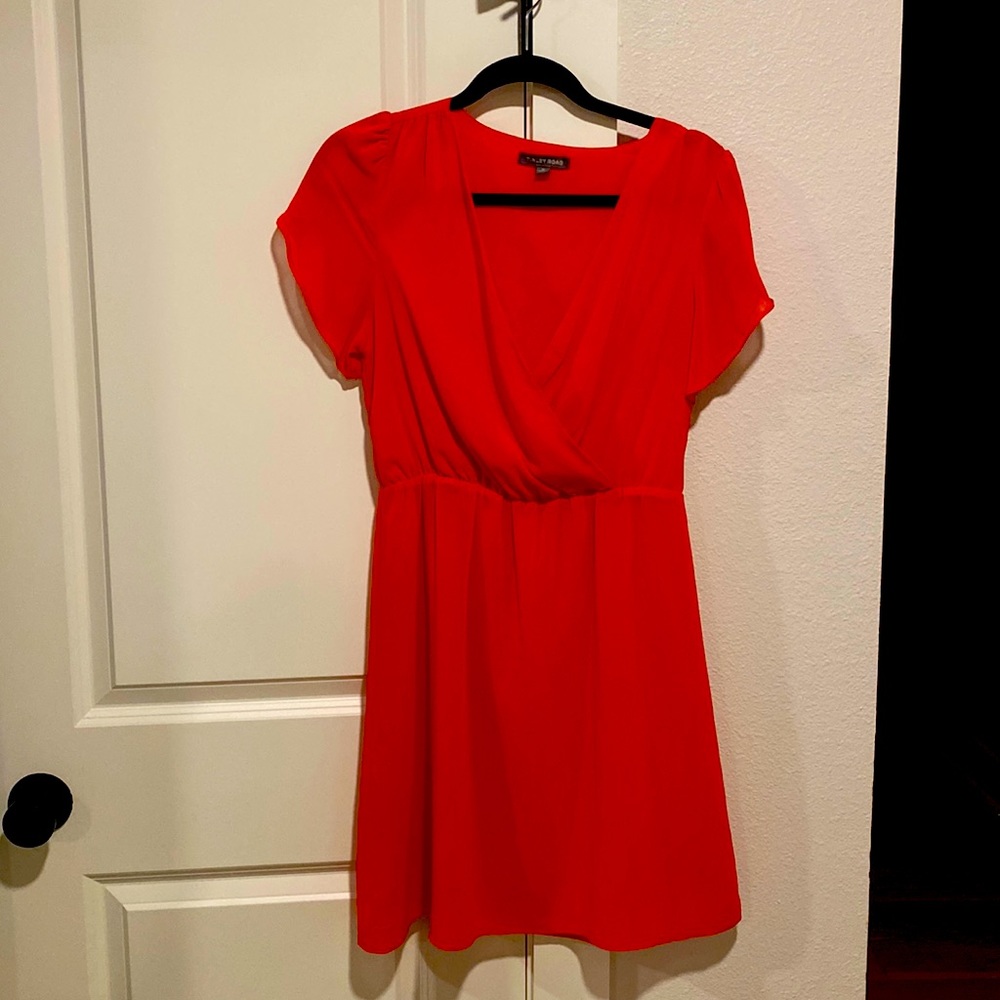 Flirty red dress by tinley road